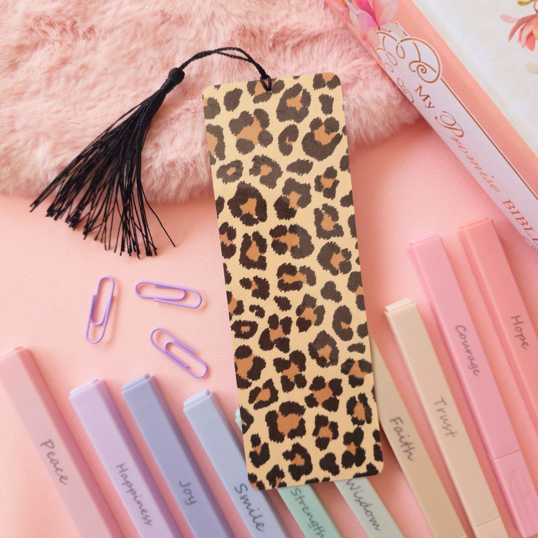Leopard Print Bookmark