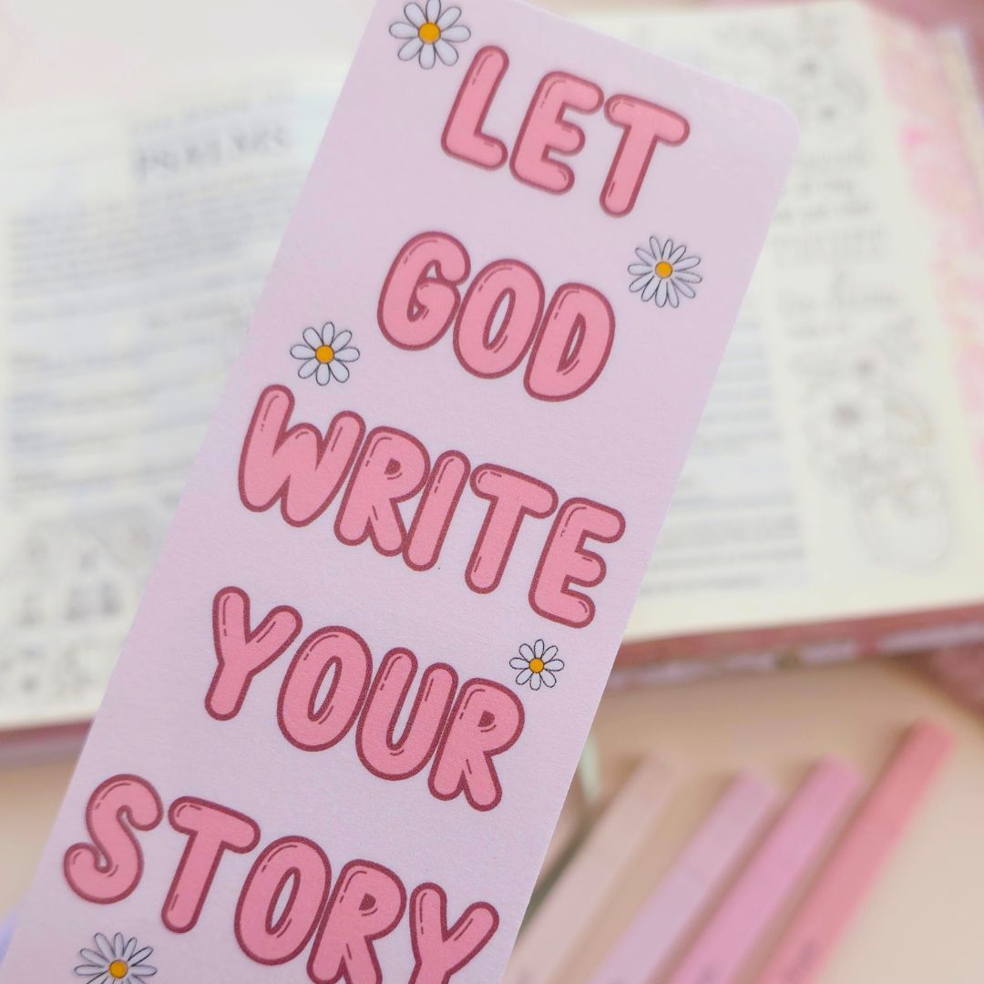 Typewriter Bookmark - Pink
