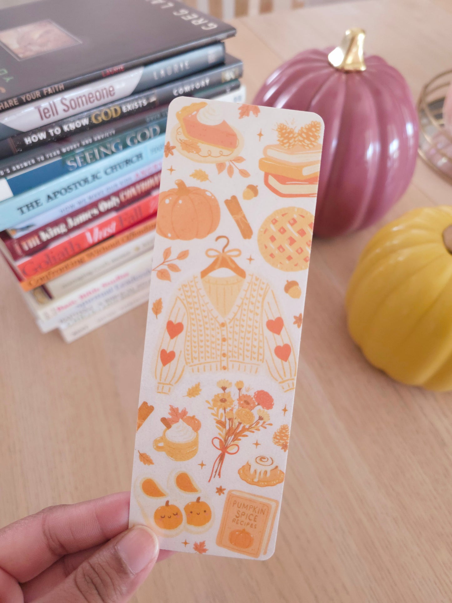 Cozy Bookmark - Orange