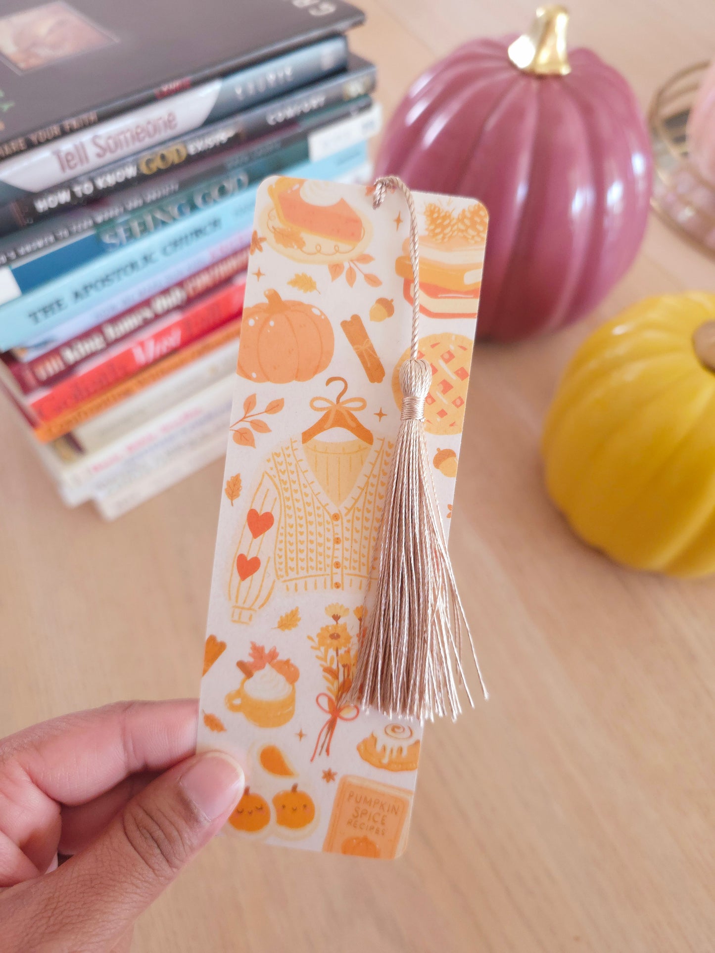 Cozy Bookmark - Orange