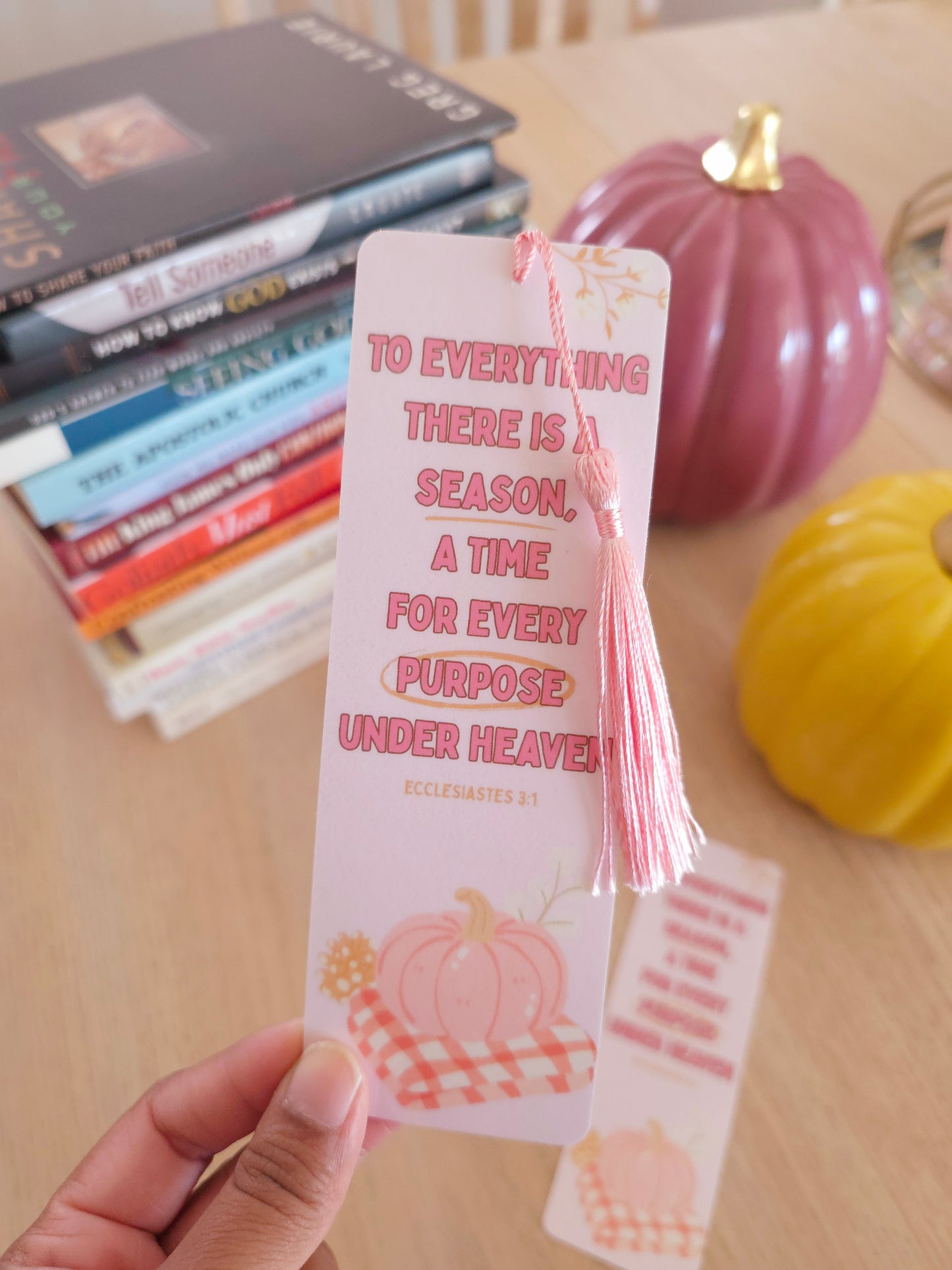 Autumn Bookmark - Seasons