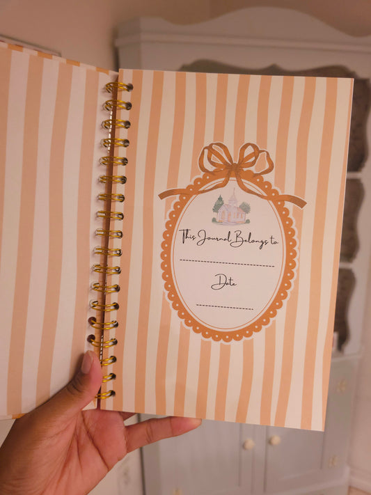 Stripe Church Sermon Notes - Brown