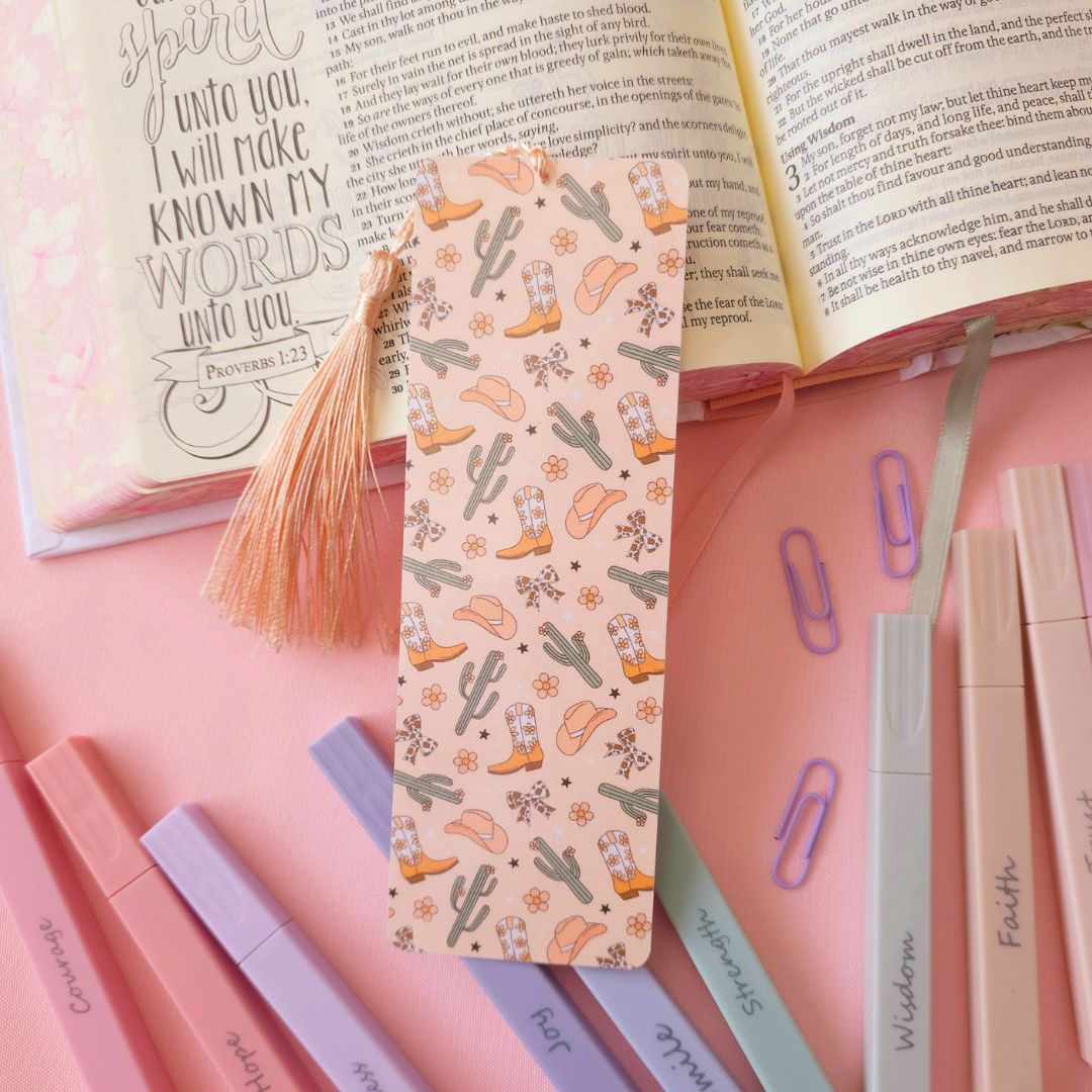 Brown CowGirl Bookmark