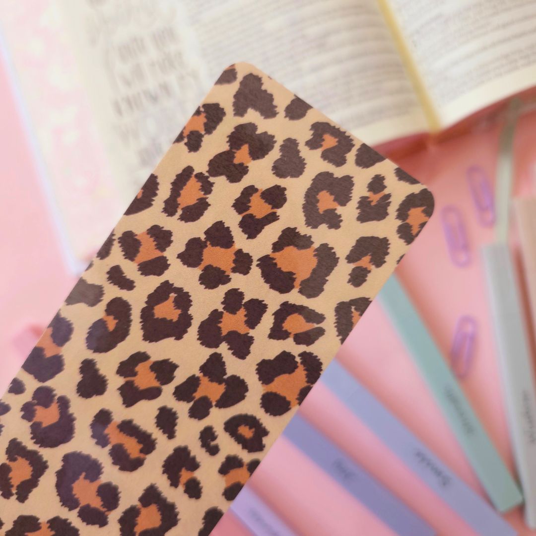 Leopard Print Bookmark