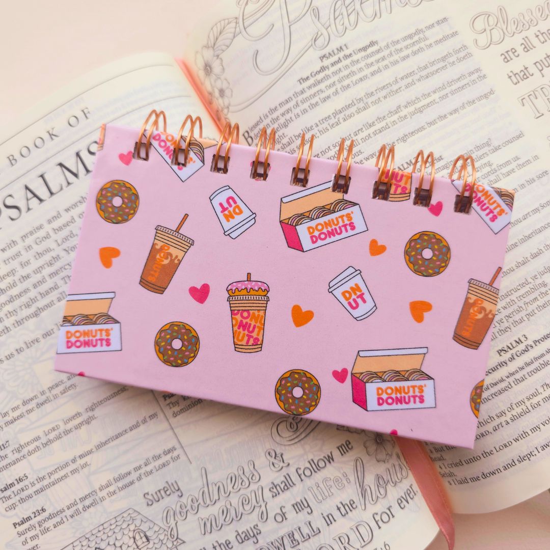 Pink Donuts - Index Notebook