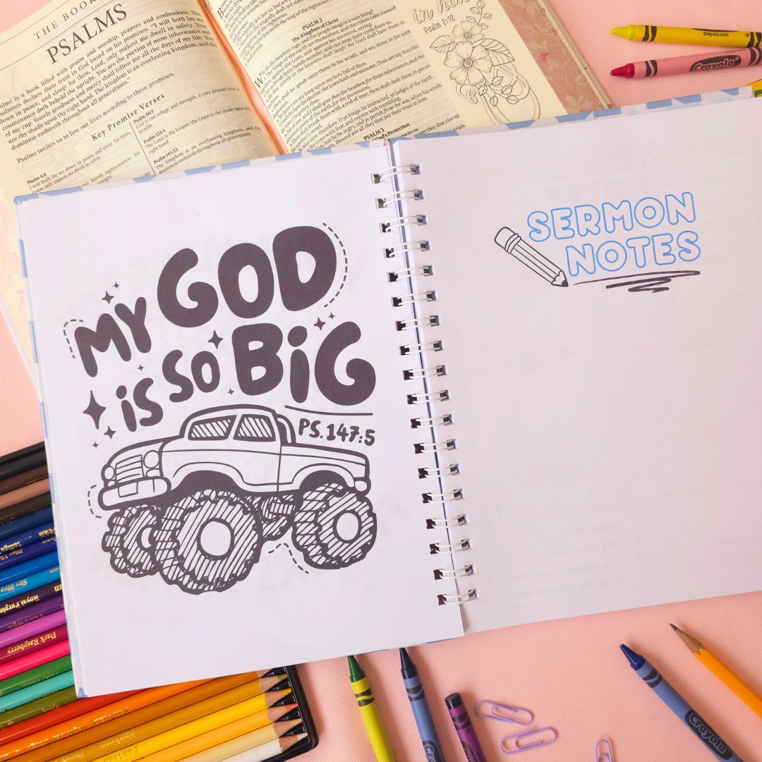 Kids Church Journal - Blue