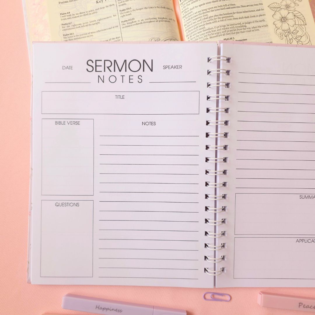 Church Journal - Pink/White