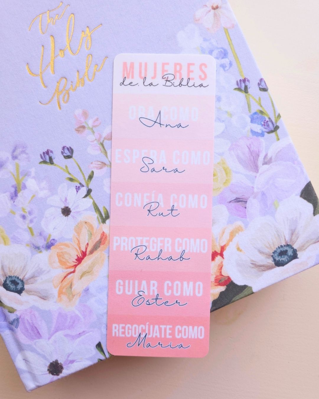 Mujeres Bookmark - Pink