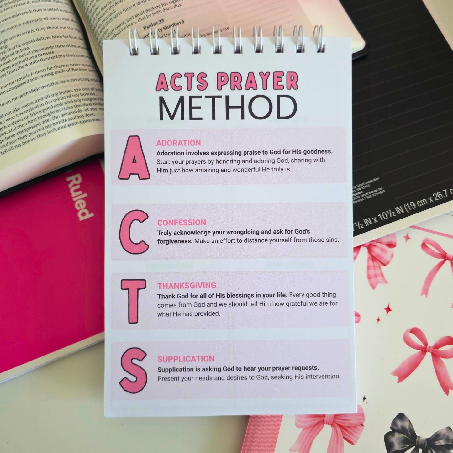 ACTS Prayer Journal - Pink