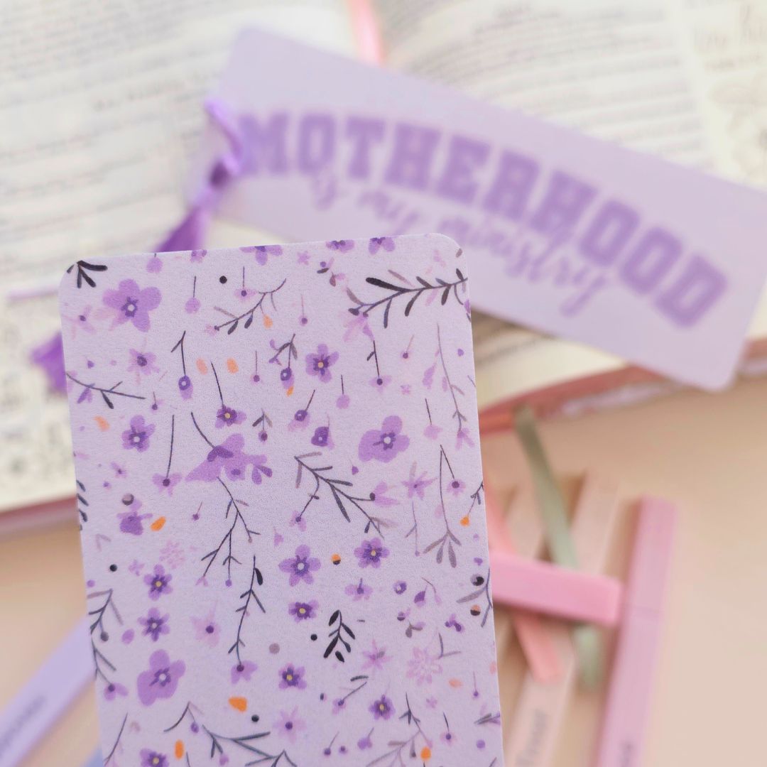 MotherHood is my Ministry Bookmark - Purple