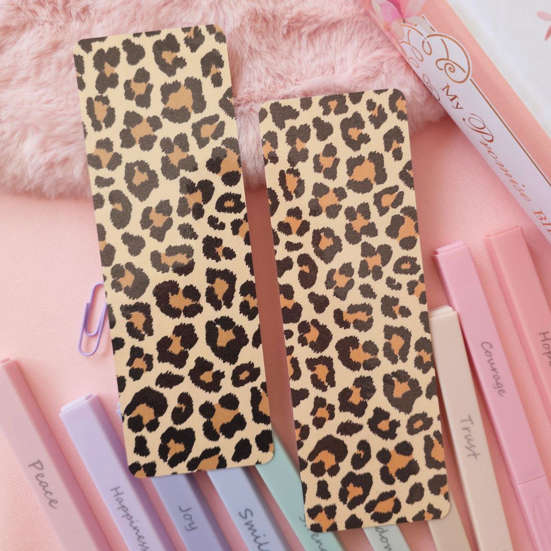 Leopard Print Bookmark