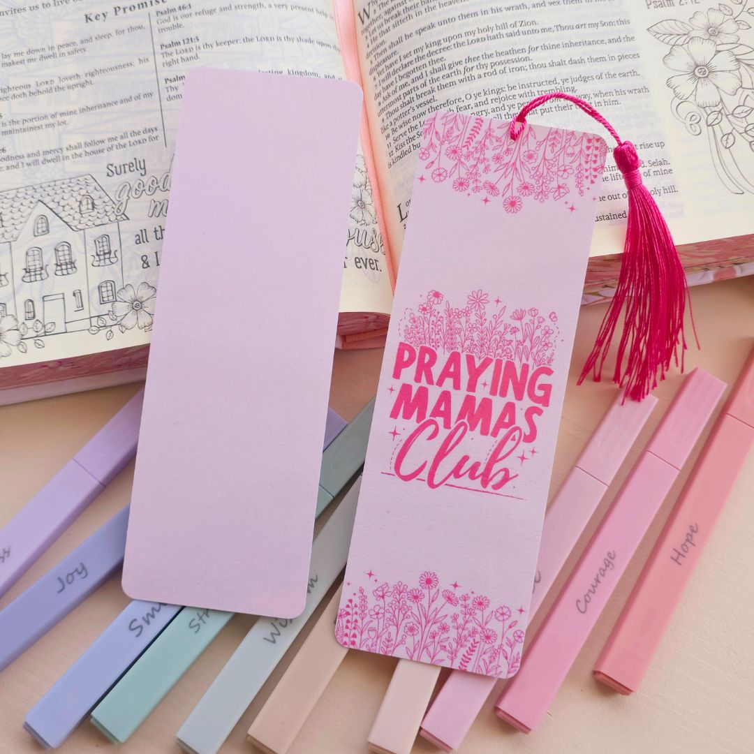 Praying Mama Bookmark - Pink