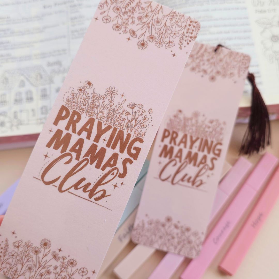 Praying Mama Bookmark - Brown