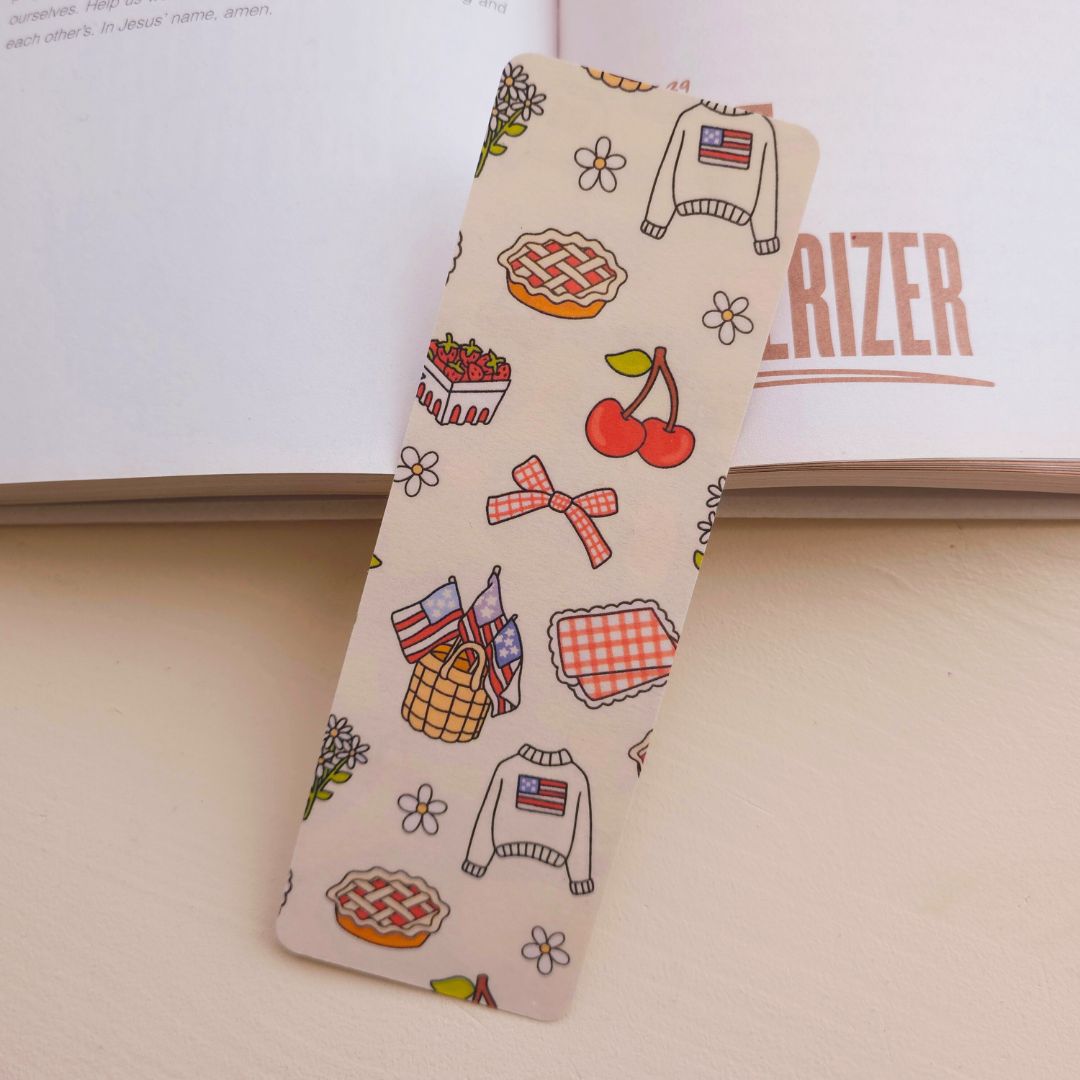Vintage America Bookmark - Beige