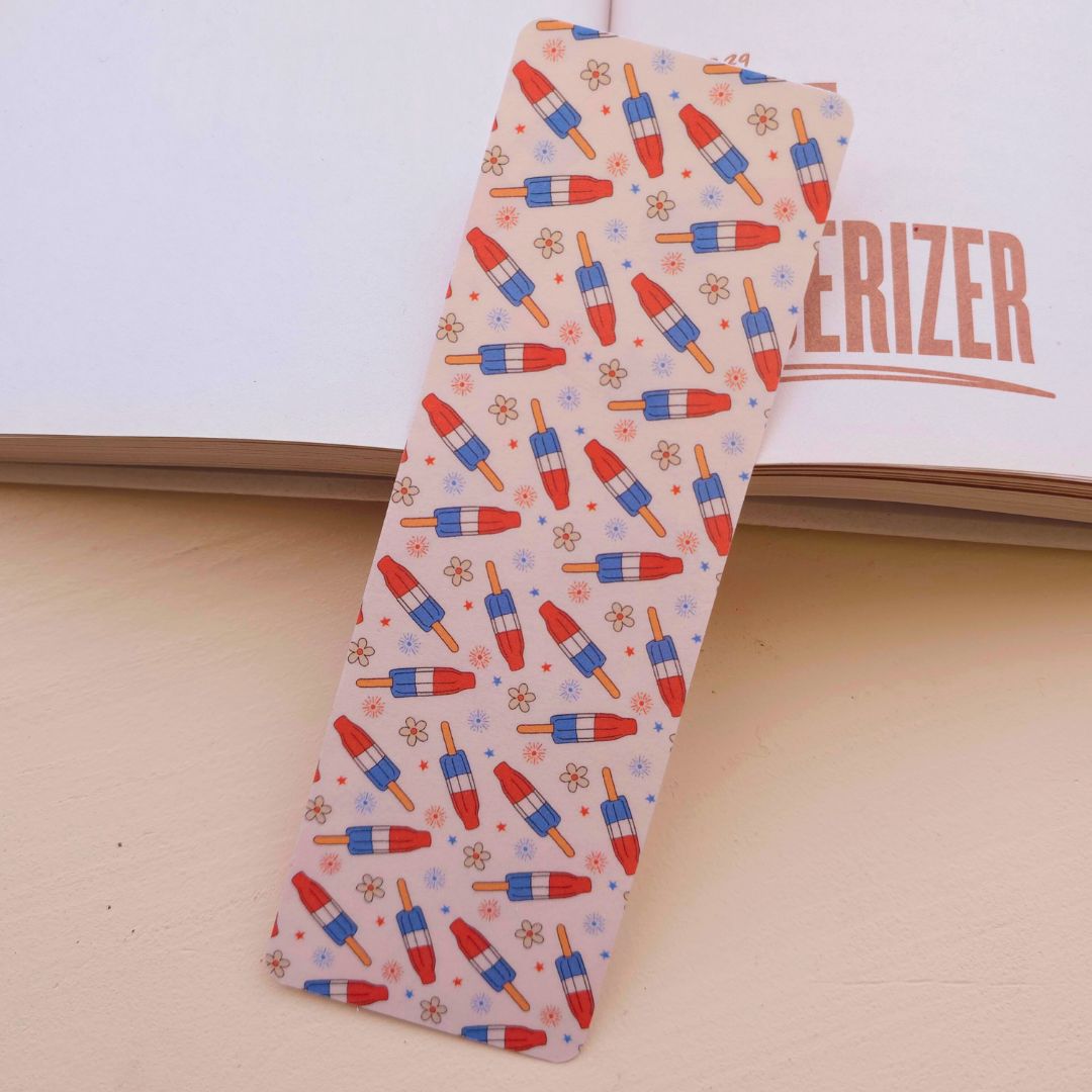 Popsicles Bookmark - Beige