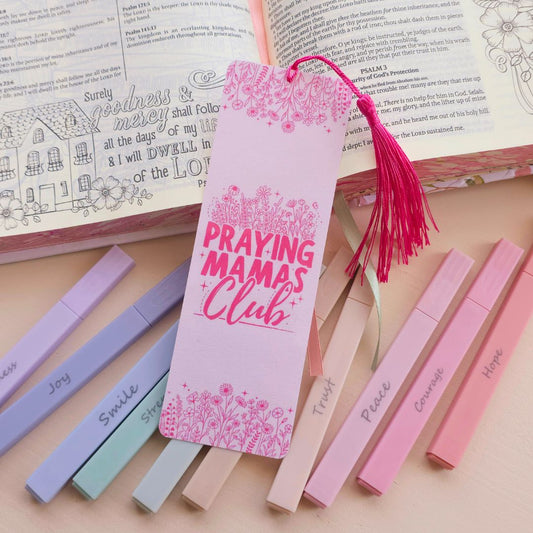 Praying Mama Bookmark - Pink