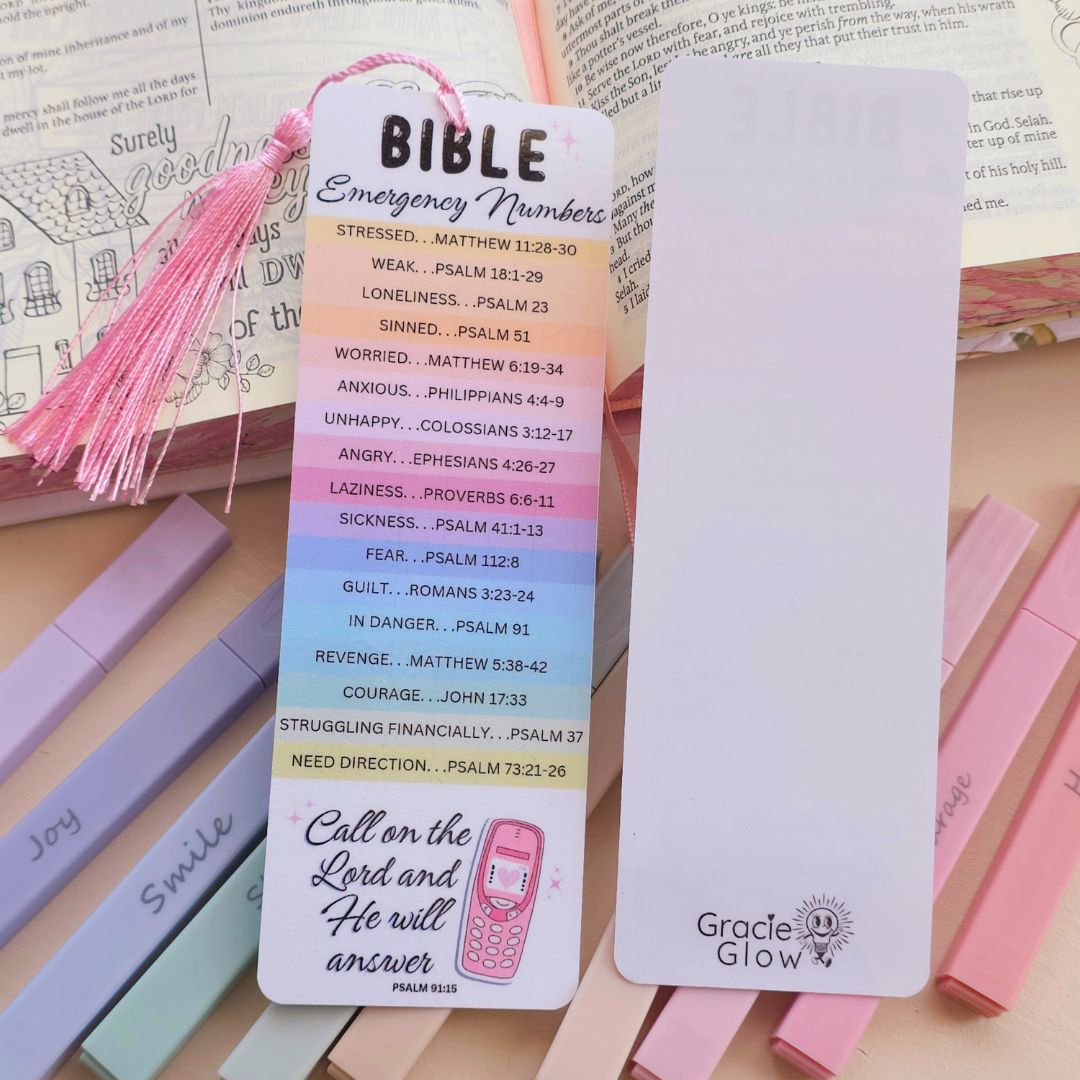 Call on the Lord Bookmark - Rainbow