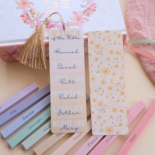 Women of the Bible Beige Bookmark