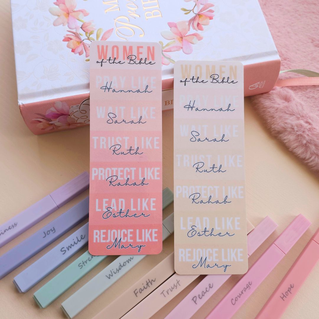Women of the Bible Pink Bookmark