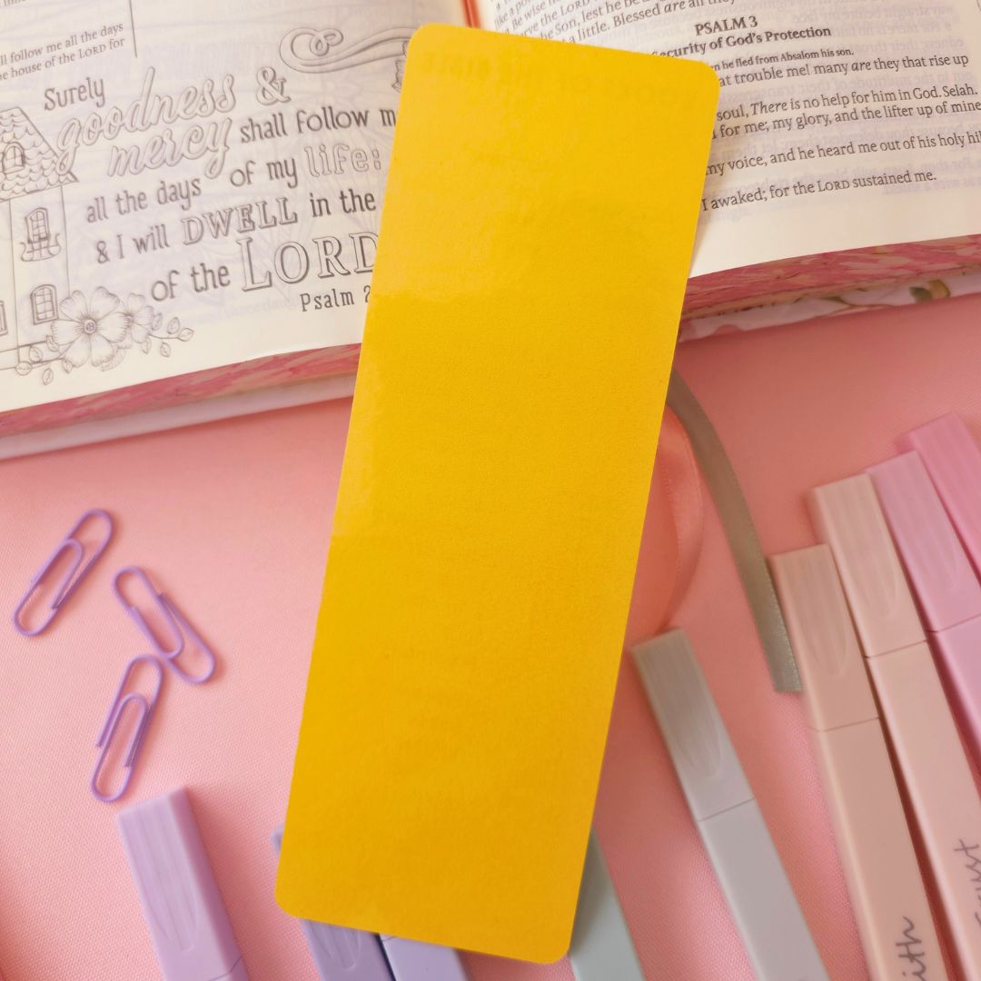 Books of the Bible Bookmark - Yellow
