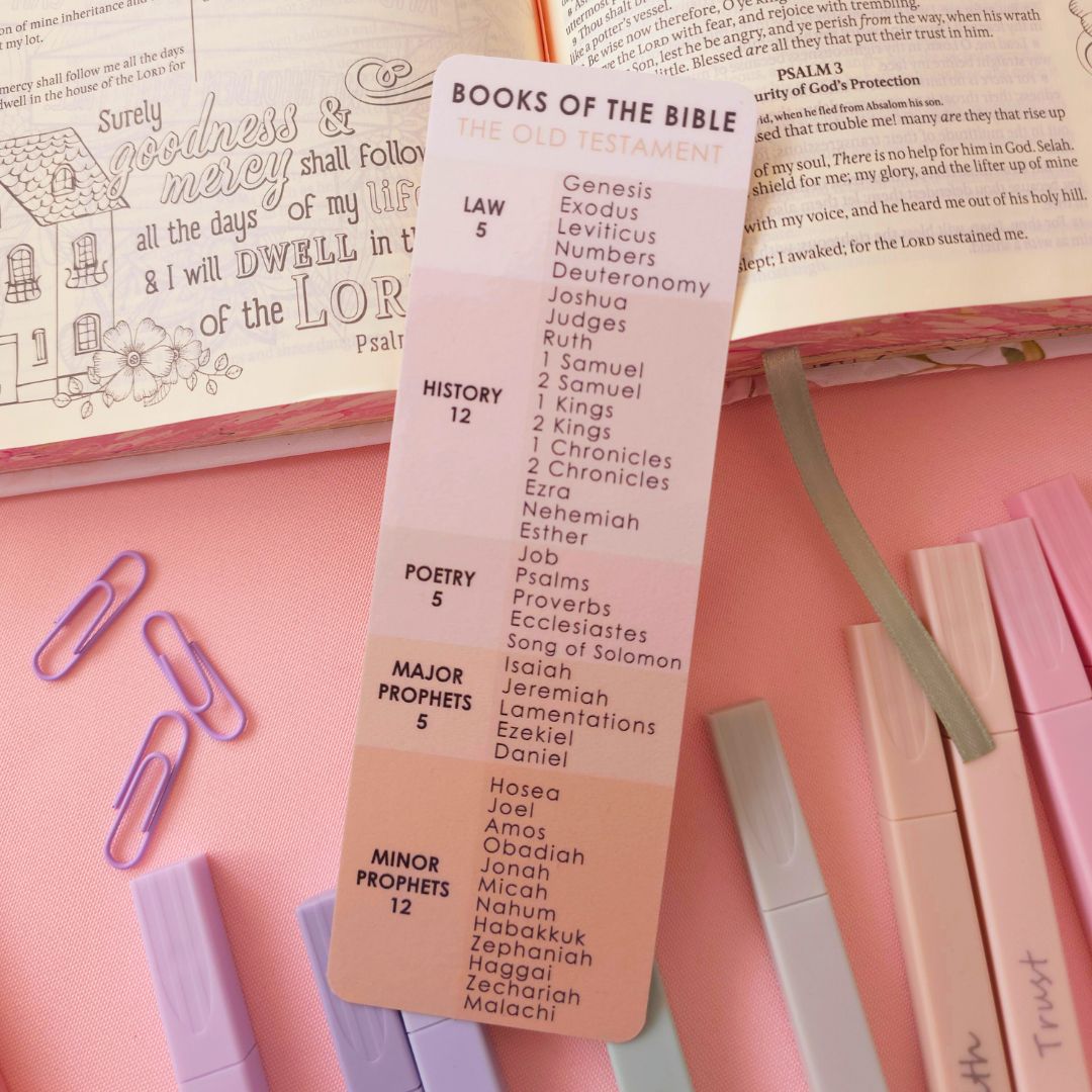 Books of the Bible Bookmark - Brown