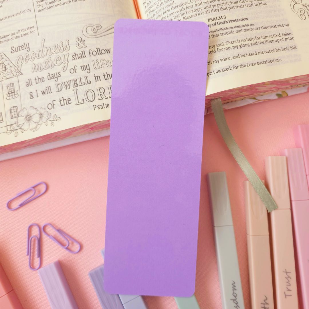 Books of the Bible Bookmark - Purple