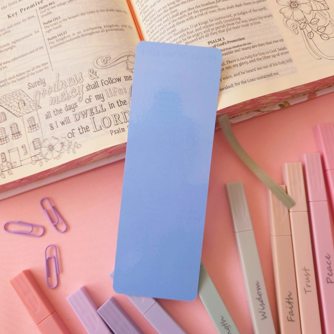 Books of the Bible Bookmark - Blue