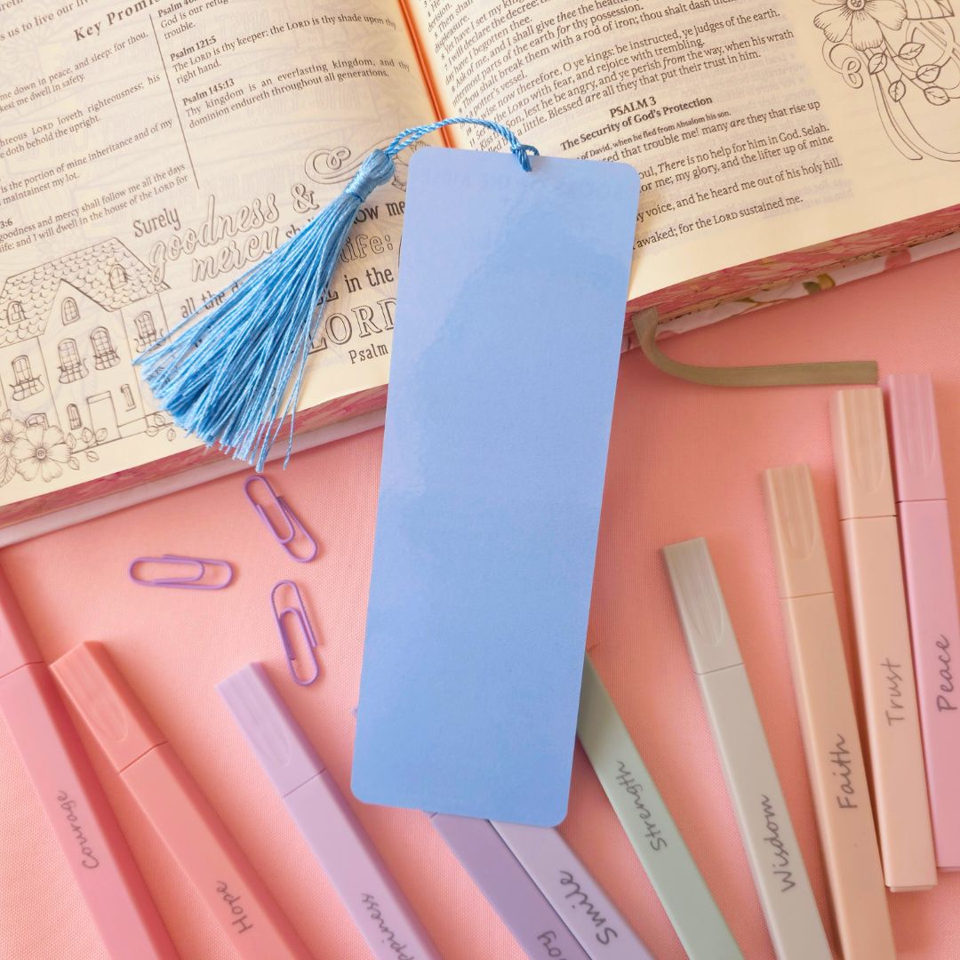 Books of the Bible Bookmark - Blue