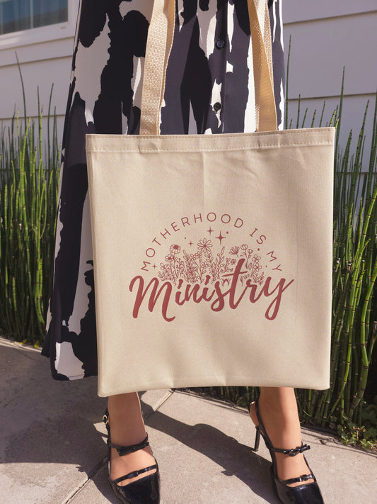 MOTHERHOOD MINISTRY- Tote Bag