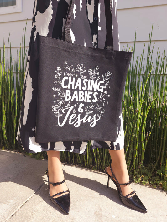 CHASING BABIES - Tote Bag