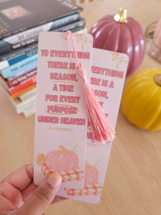 Autumn Bookmark - Seasons