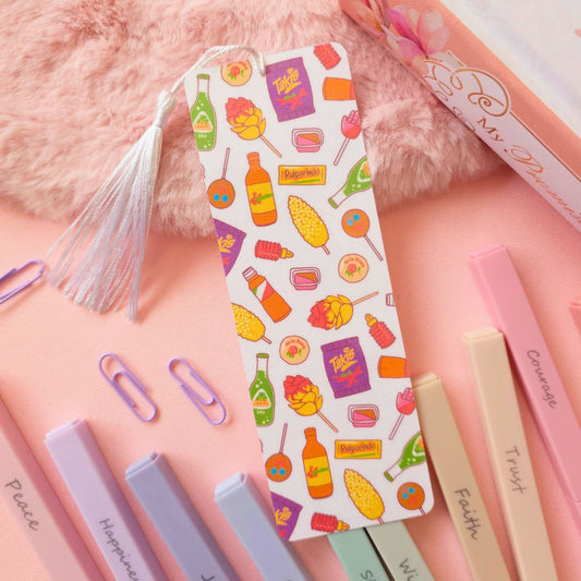 White Mexican Snacks Bookmark