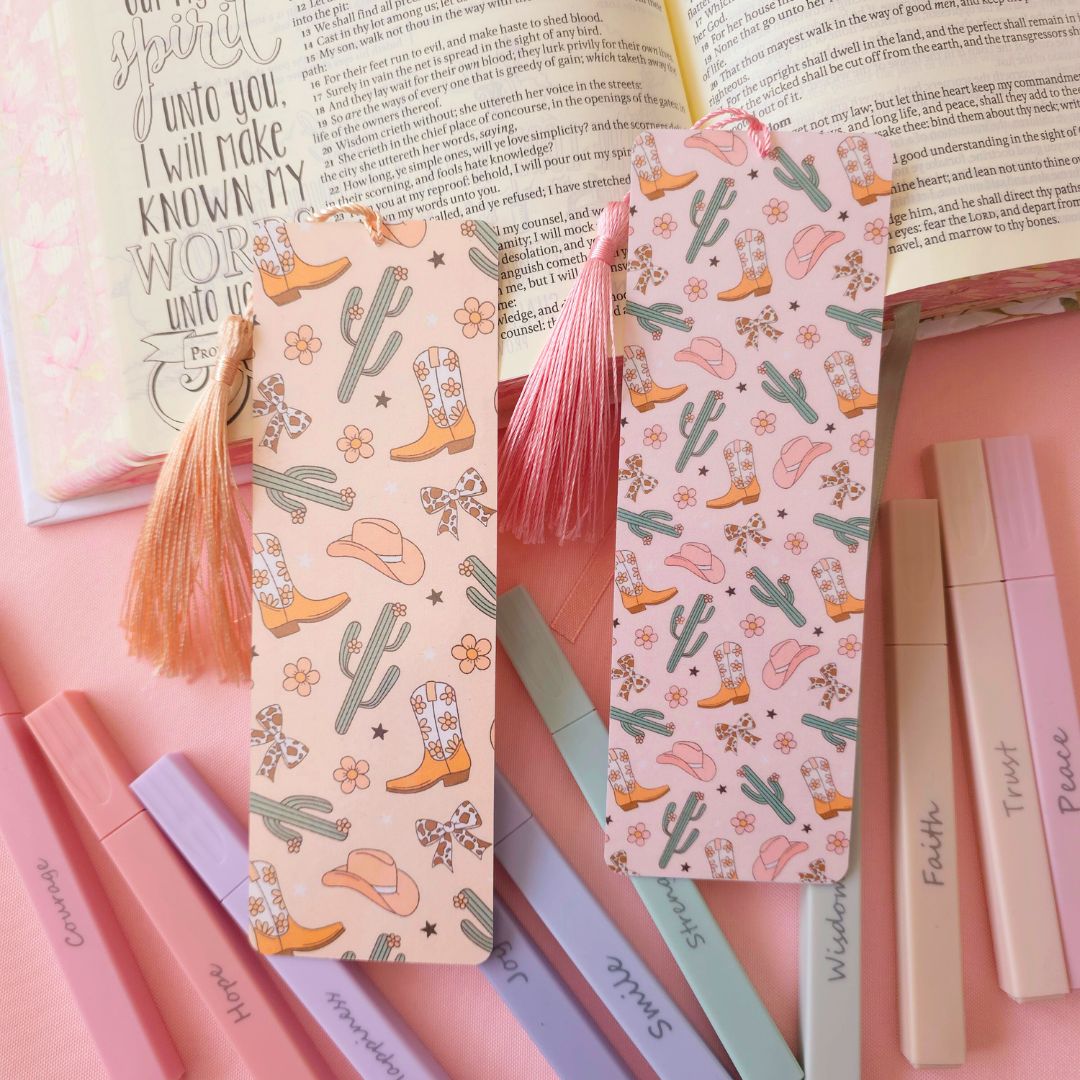 Brown CowGirl Bookmark