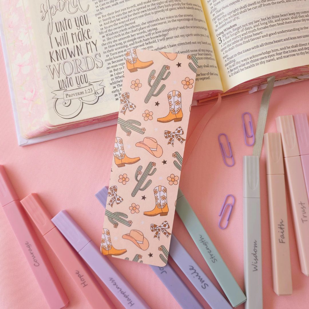 Brown CowGirl Bookmark