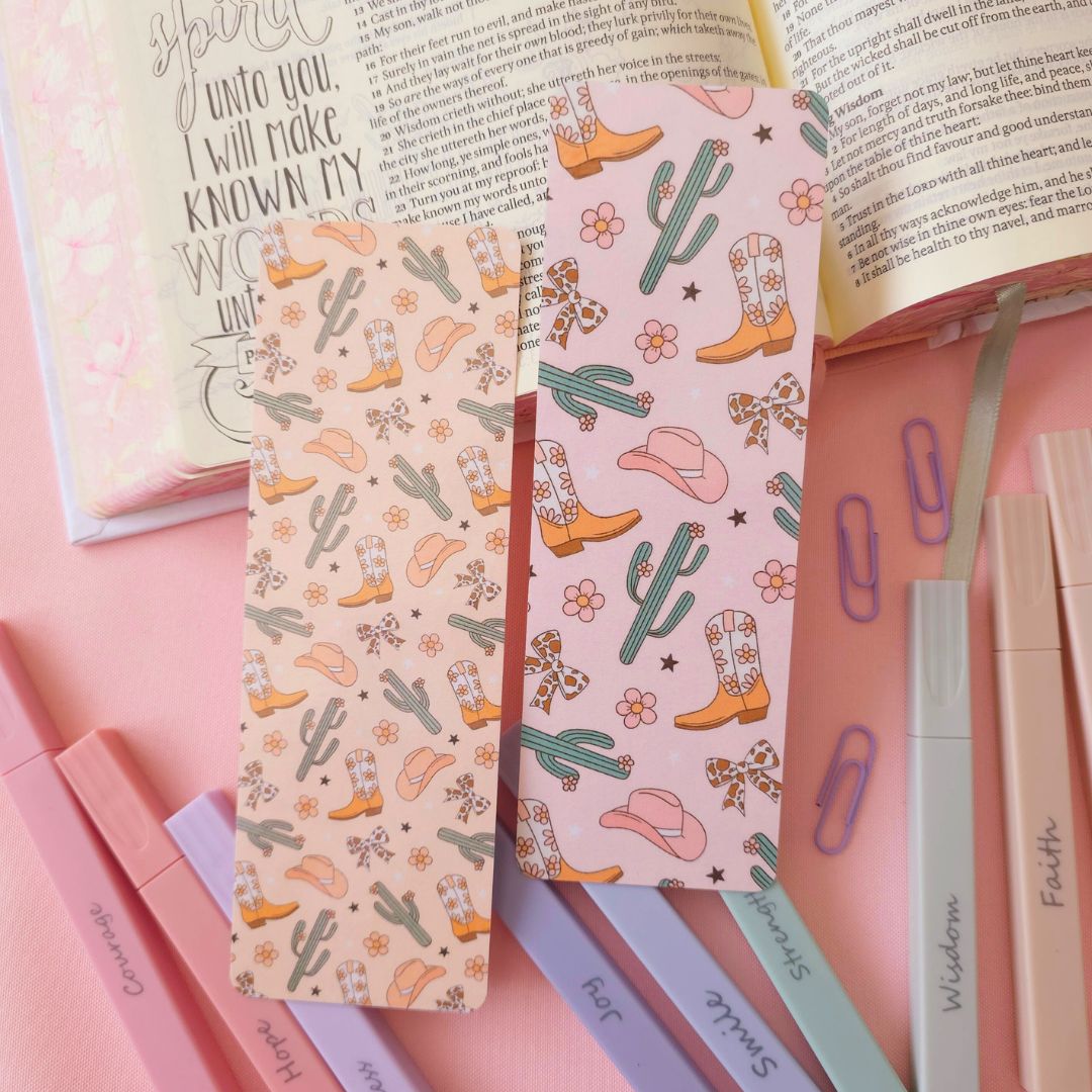 Brown CowGirl Bookmark