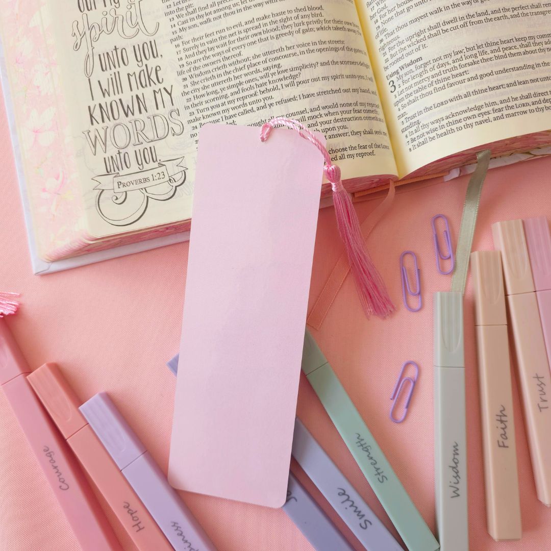 Door Hanger Bookmark - Pink