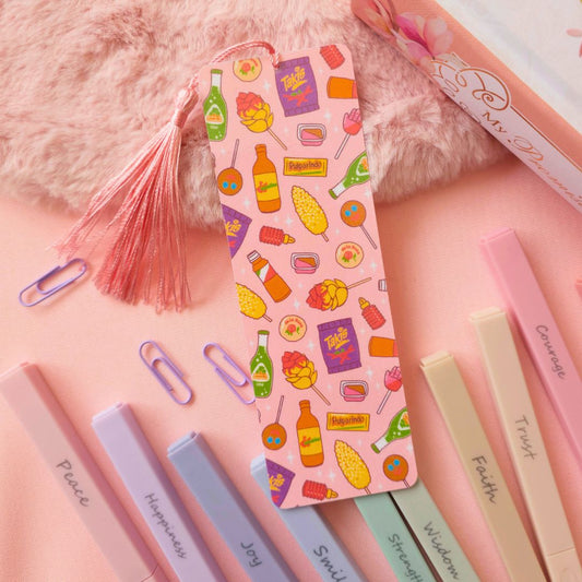 Pink Mexican Snacks Bookmark