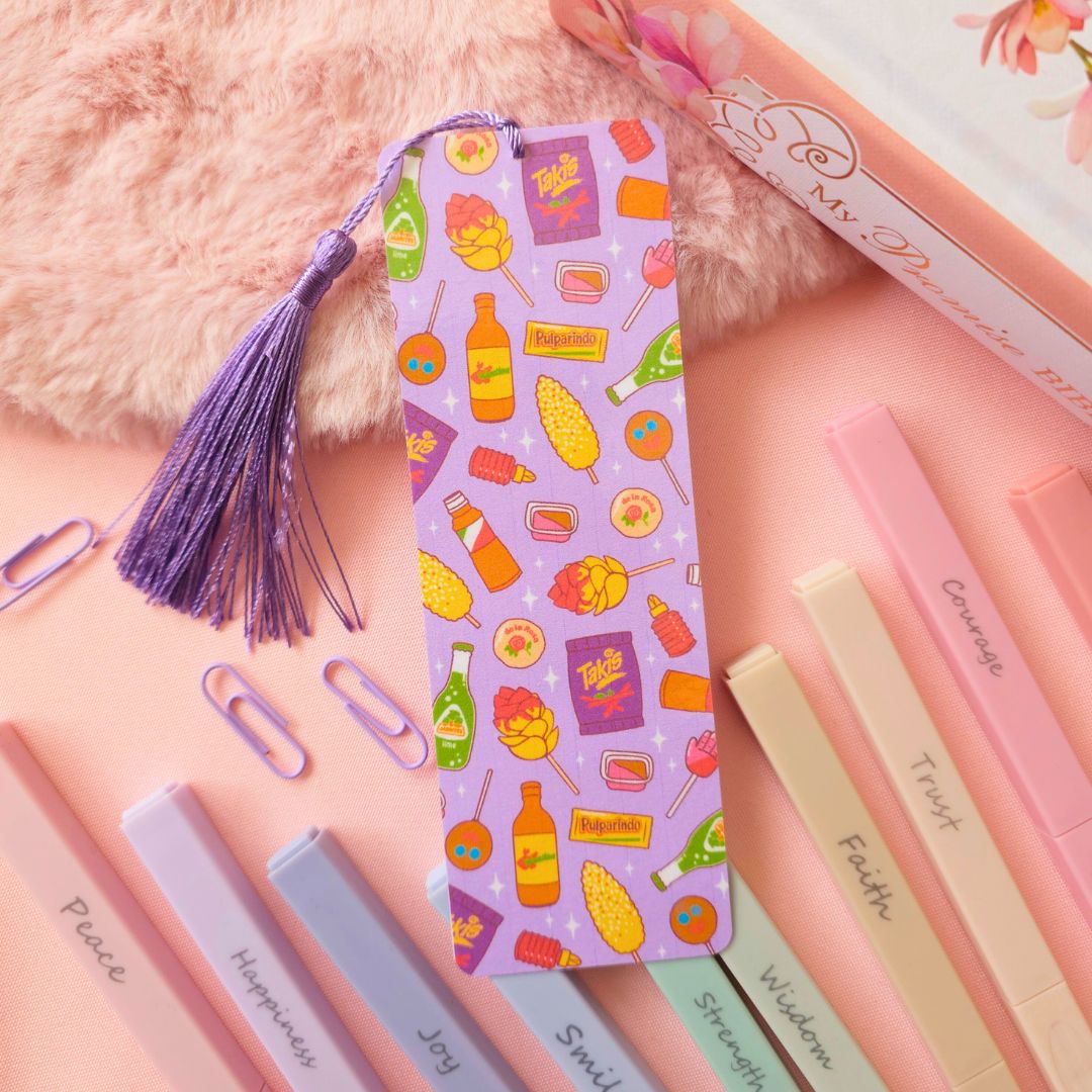 Purple Mexican Snacks Bookmark