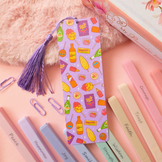 Purple Mexican Snacks Bookmark
