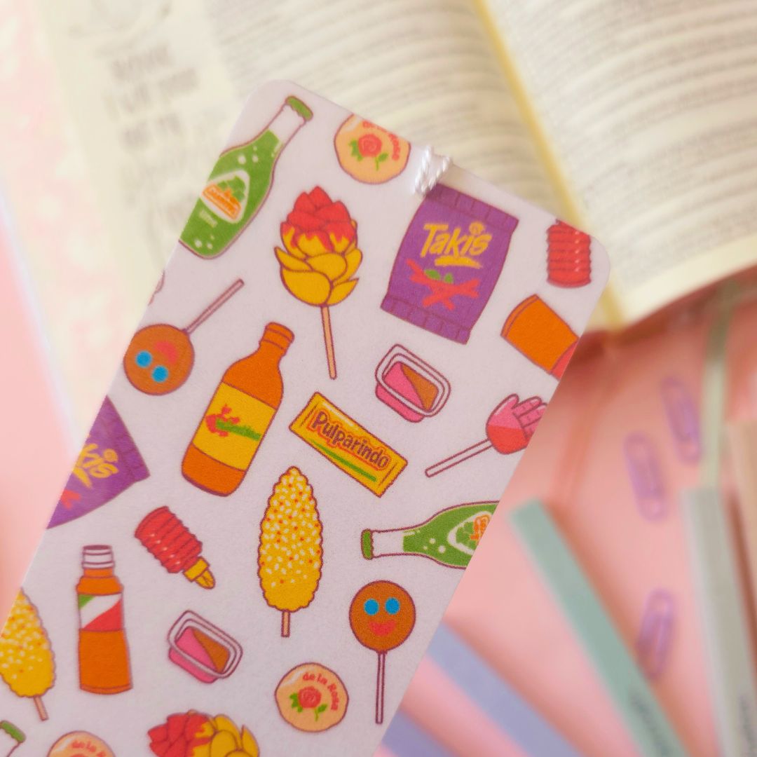 White Mexican Snacks Bookmark