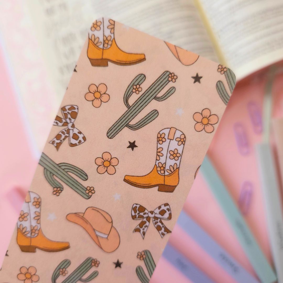 Brown CowGirl Bookmark