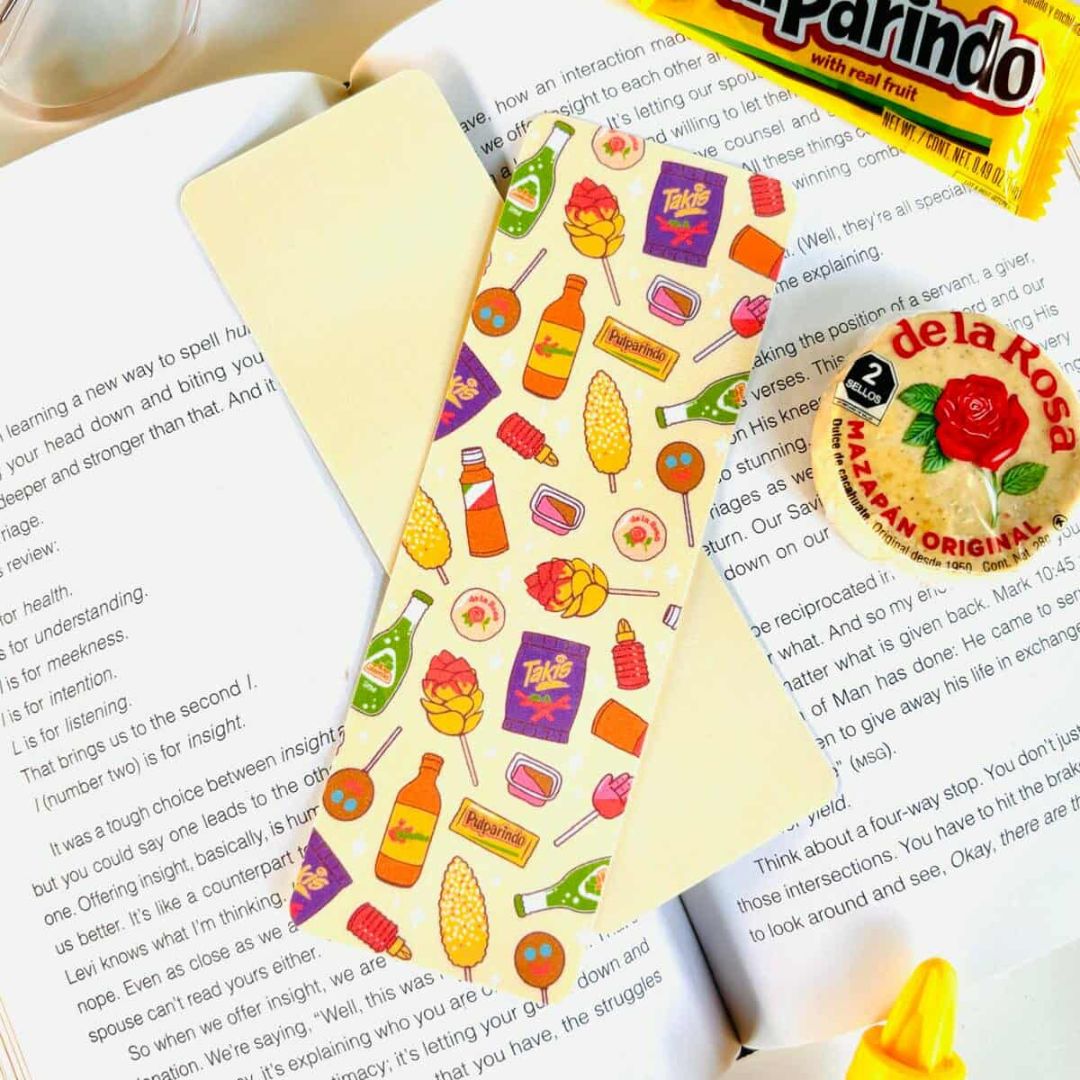Yellow Mexican Snacks Bookmark