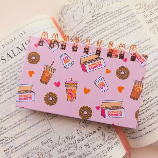 Pink Donuts - Index Notebook