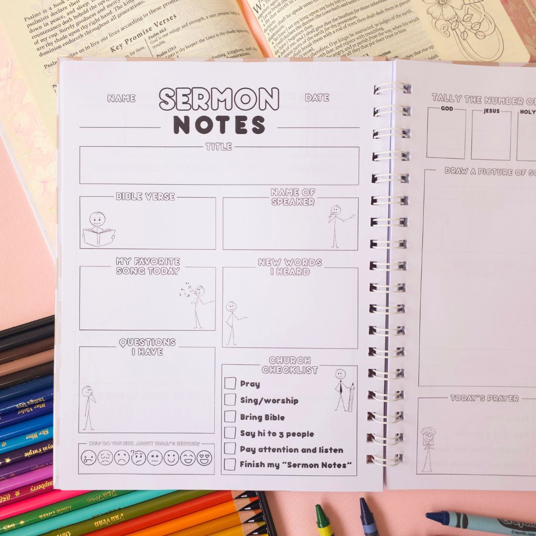 Kids Church Journal - Tan