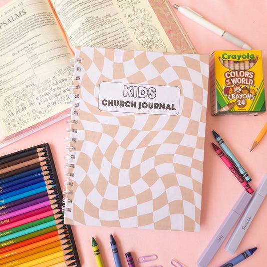Kids Church Journal - Tan