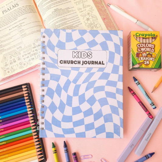 Kids Church Journal - Blue