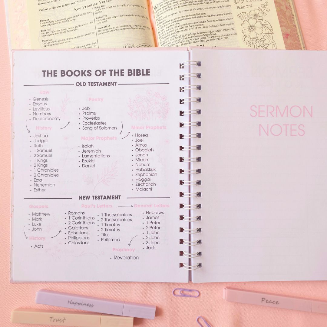 Church Journal - Pink/White