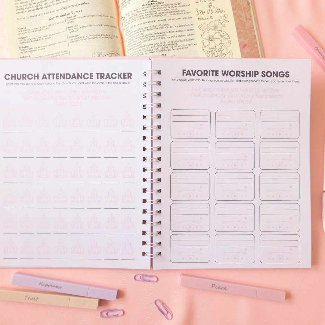 Church Journal - Pink/White