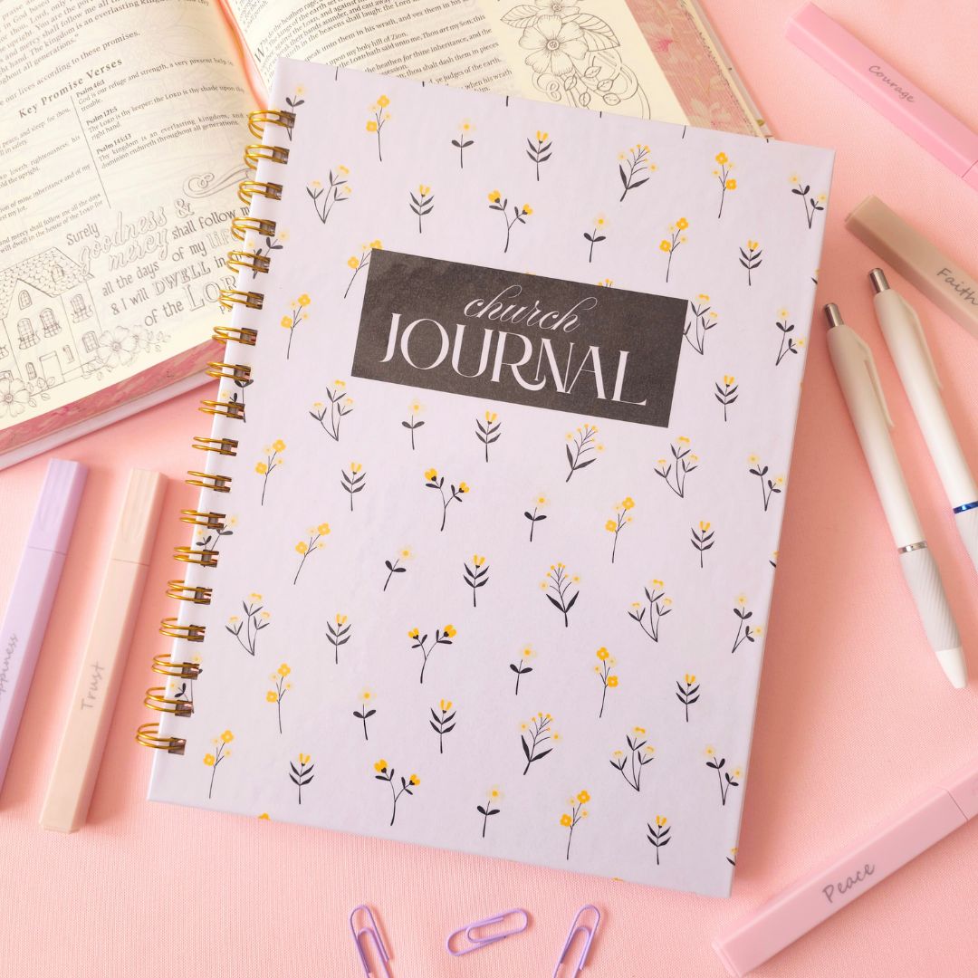 Church Journal - Black/Gold