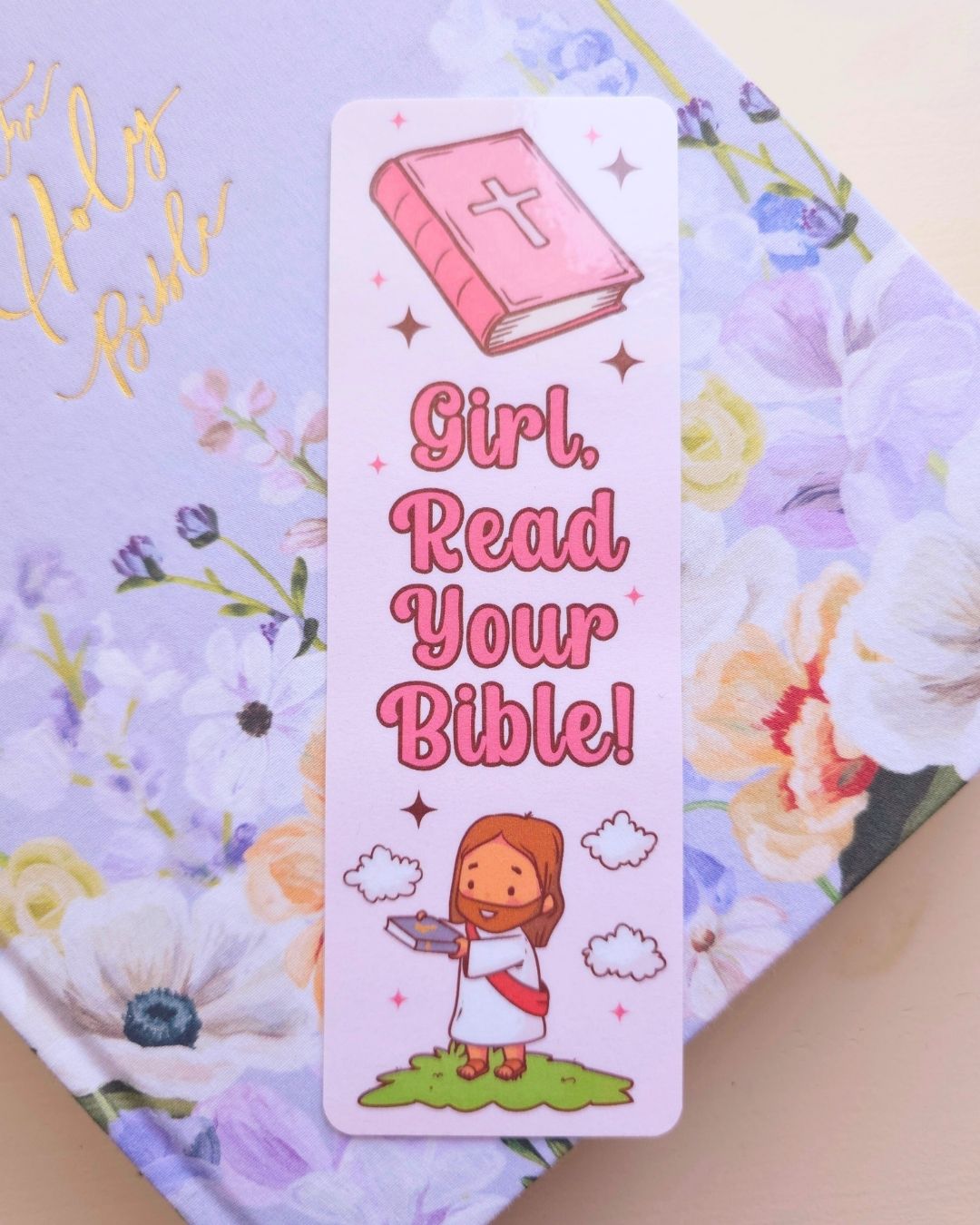 Girl Bookmark - Pink